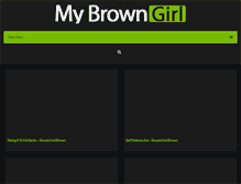 Tablet Screenshot of mybrowngirl.com
